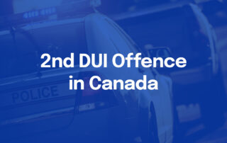 2nd DUI Offence in Canada