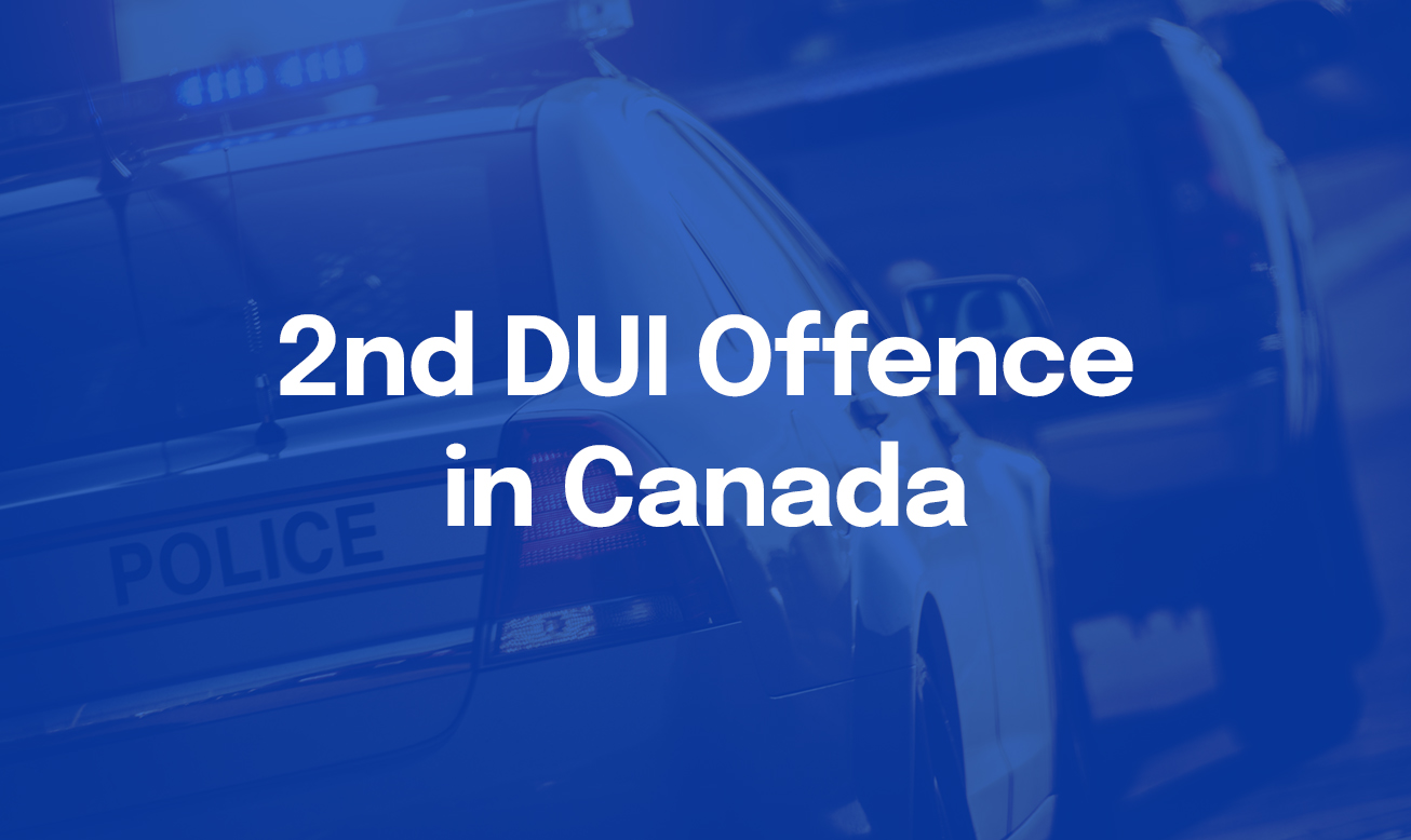 2nd DUI Offence in Canada