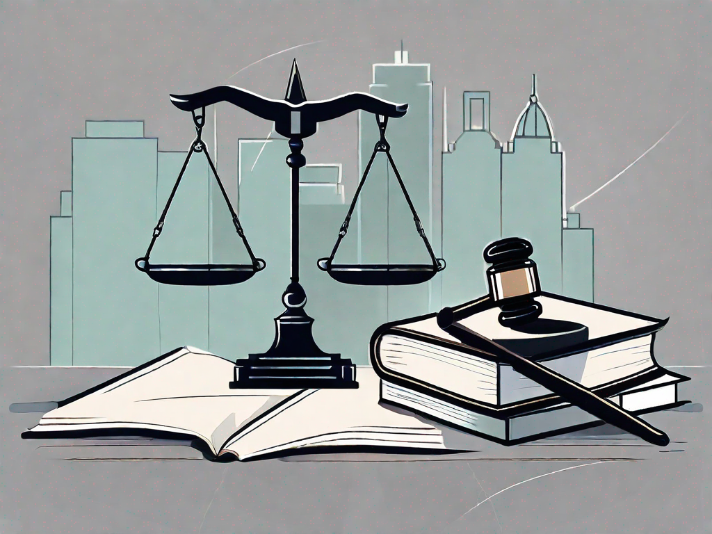 Find the Best Regina DUI Lawyers for Your Case A balanced scale of justice placed on a table with a law book and a gavel