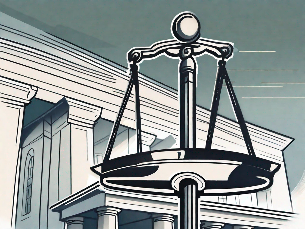 DUI lawyer in Prince George A courthouse in prince george with a set of scales