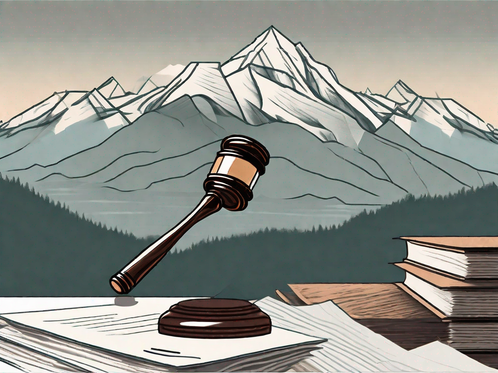 DUI lawyer in Chilliwack A gavel on a pile of legal documents