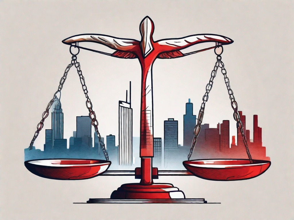 DUI lawyer in Red Deer A symbolic justice scale balanced on a deer antler