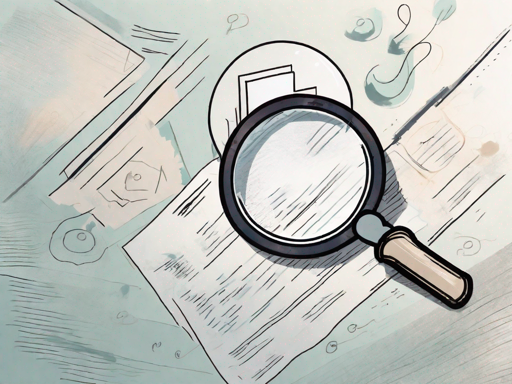 Will Conditional Discharge Show On Background Check A magnifying glass hovering over a document with a checkmark and a question mark